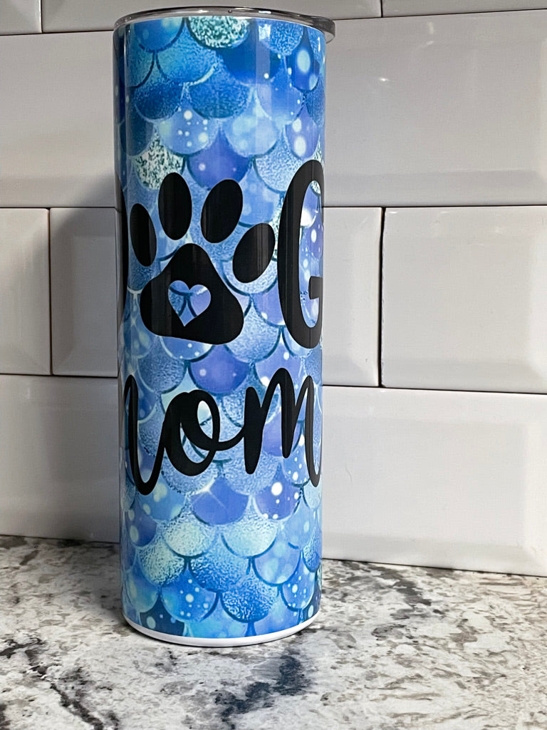 Mermaid Dog Mom Tumbler