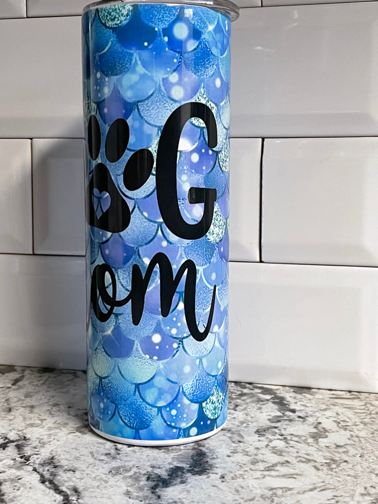 Mermaid Dog Mom Tumbler