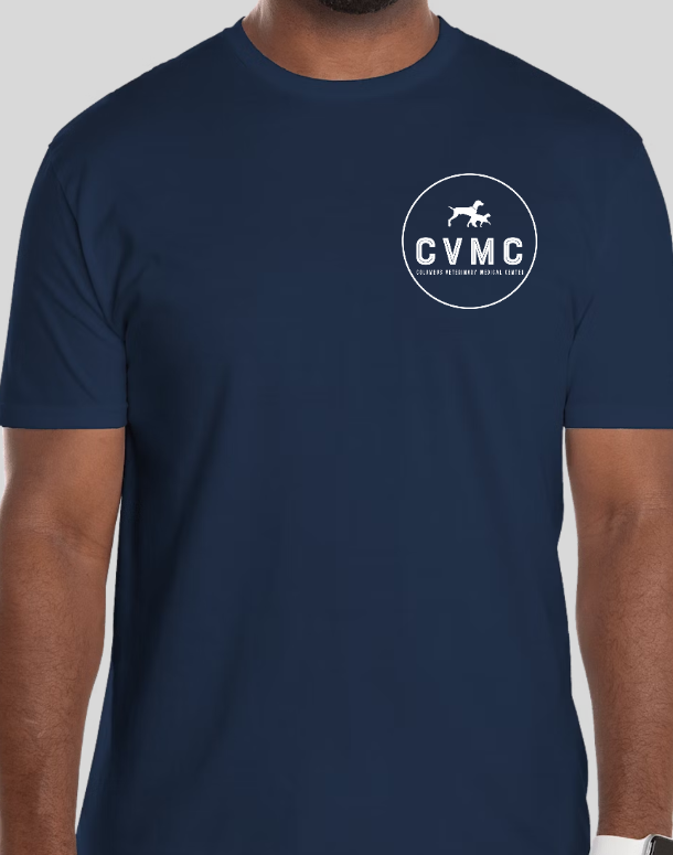 CVMC Navy T-Shirt White Print