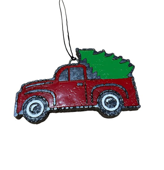 Truck with Christmas Tree car Freshie