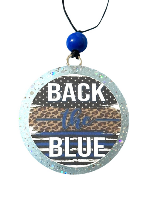 Back the Blue Police car Freshie
