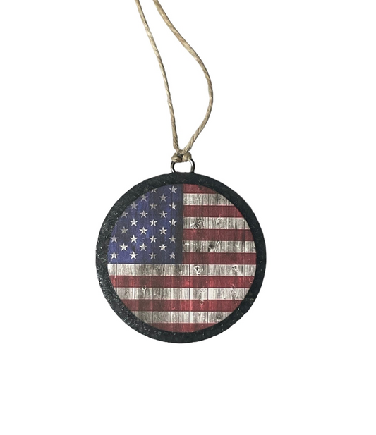 USA Vintage Flag Freshie