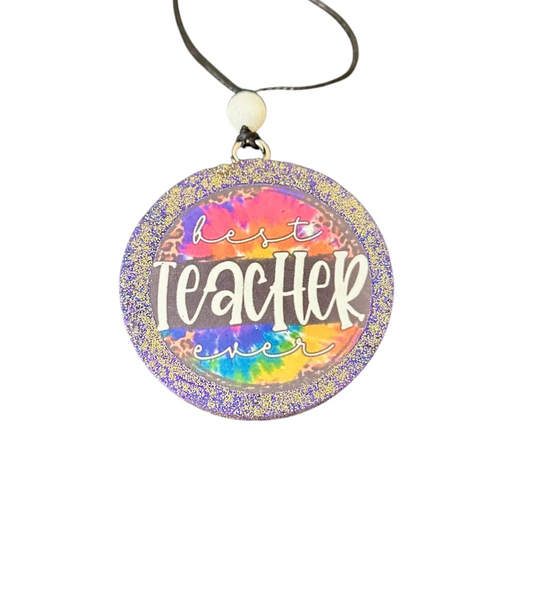 Best Teacher Ever car Freshie