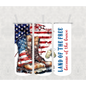 Land of the Free - Boots Flag Tumbler