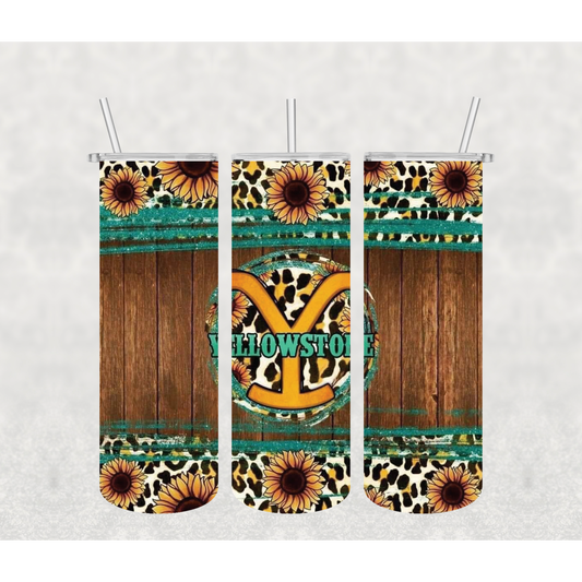 Yellowstone Sunflower Tumbler