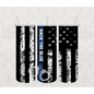 Police- Back the Blue Tumbler